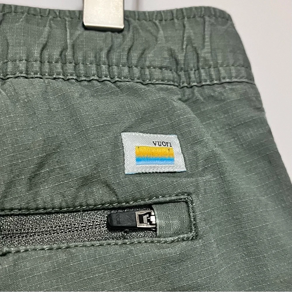Vuori Mens Ripstop Pant SZ L Outdoor Gorpcore Oregano Army Green Hiking Climbing - Picture 6 of 16